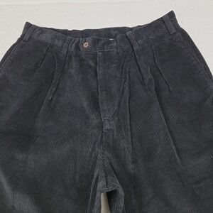 Non Stock Corduroy Pant Black Mens 33‎ x 29.5 New without Tag NWOT Cotton